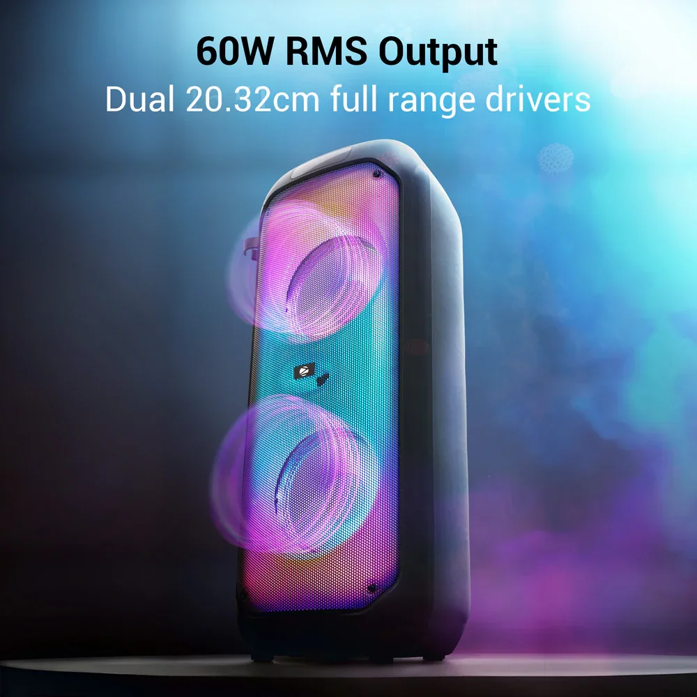 Zebronics Bluetooth Speaker with Mic 60W Vigor view 2